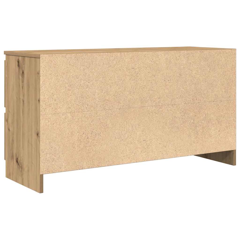 TV Cabinet Artisan Oak 100x35x54 cm Engineered Wood