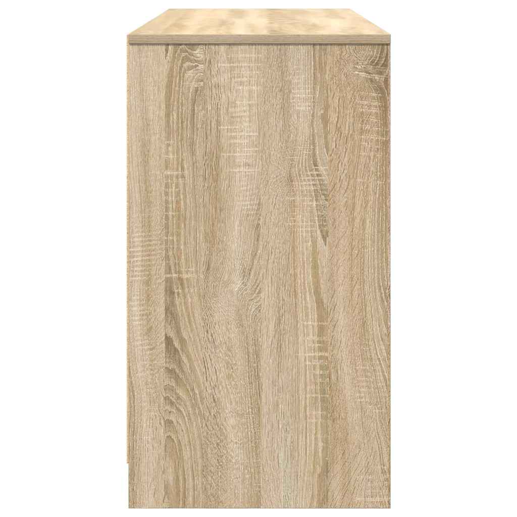 Desk Sonoma Oak 120x42x76 cm Engineered Wood