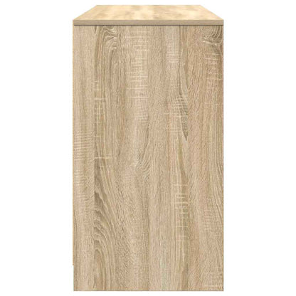 Desk Sonoma Oak 120x42x76 cm Engineered Wood