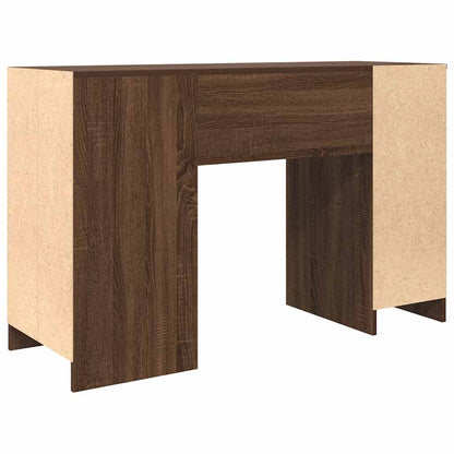Desk Brown Oak 120x42x76 cm Engineered Wood