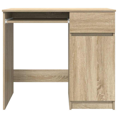 Desk Sonoma Oak 86x49x76 cm Engineered Wood