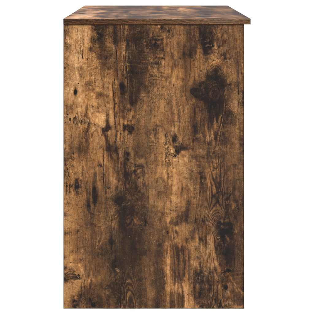 Desk Smoked Oak 86x49x76 cm Engineered Wood