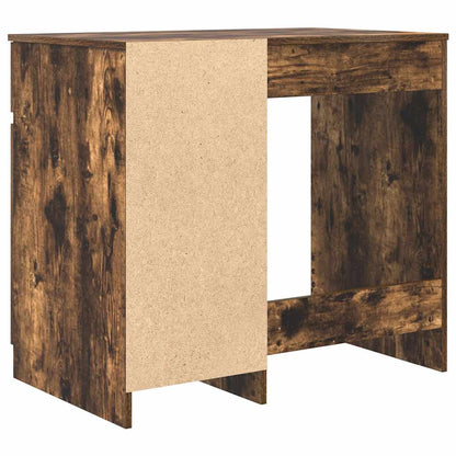 Desk Smoked Oak 86x49x76 cm Engineered Wood