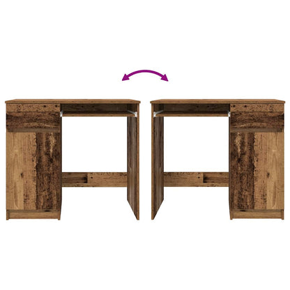 Desk Old Wood 86x49x76 cm Engineered Wood