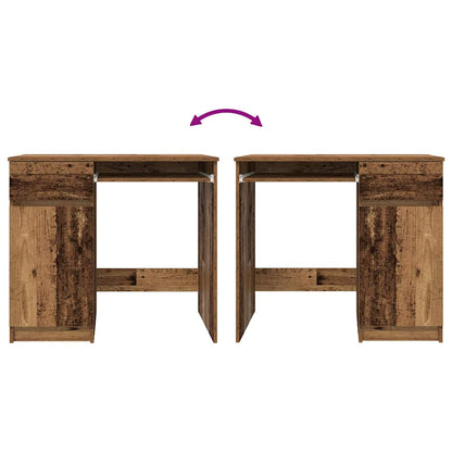 Desk Old Wood 86x49x76 cm Engineered Wood