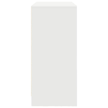 Sideboard with Drawers and Doors White 70.5x34x74.5 cm