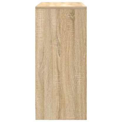 Sideboard with Drawers and Doors Sonoma Oak 70.5x34x74.5 cm