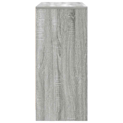 Sideboard with Drawers and Doors Grey Sonoma 70.5x34x74.5 cm