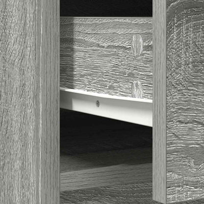 Sideboard with Drawers and Doors Grey Sonoma 70.5x34x74.5 cm