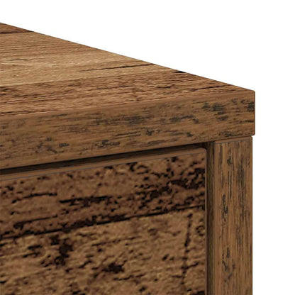 Sideboard with Drawers and Doors Old Wood 70.5x34x74.5 cm