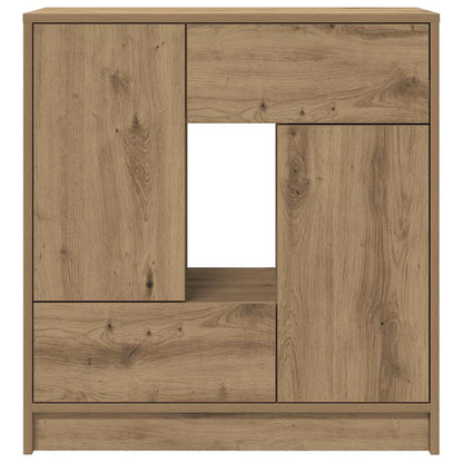 Sideboard with Drawers and Doors Artisan Oak 70.5x34x74.5 cm