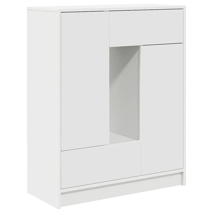 Sideboard with Drawers and Doors White 73x31x90 cm