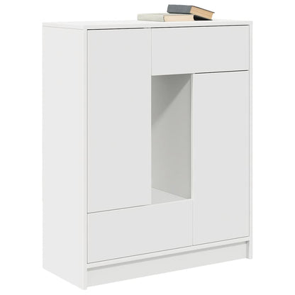 Sideboard with Drawers and Doors White 73x31x90 cm