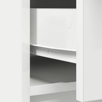Sideboard with Drawers and Doors White 73x31x90 cm