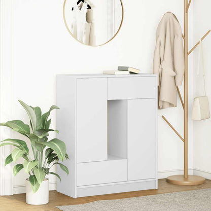 Sideboard with Drawers and Doors White 73x31x90 cm