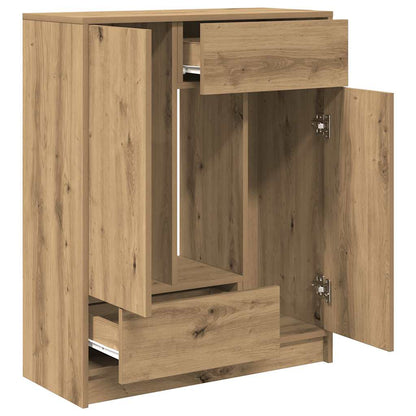Sideboard with Drawers and Doors Artisan Oak 73x31x90 cm