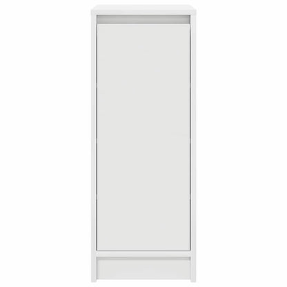 Shoe Cabinet White 29.5x34x76 cm Engineered Wood