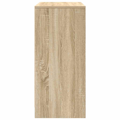Shoe Cabinet Sonoma Oak 57x34x76 cm Engineered Wood