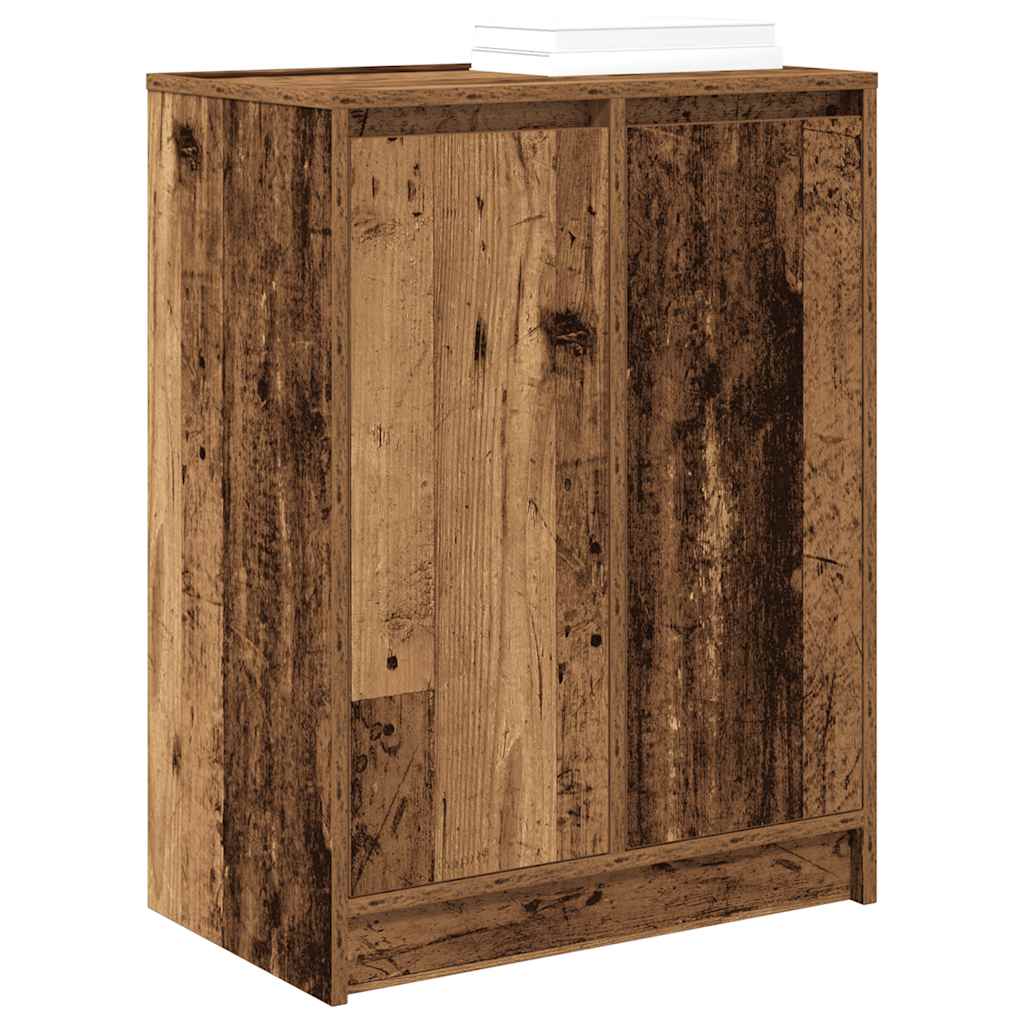 Shoe Cabinet Old Wood 57x34x76 cm Engineered Wood