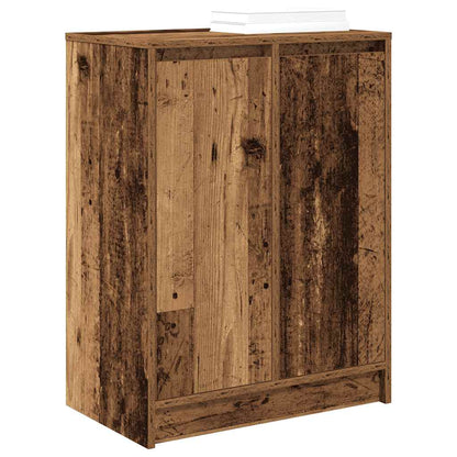 Shoe Cabinet Old Wood 57x34x76 cm Engineered Wood