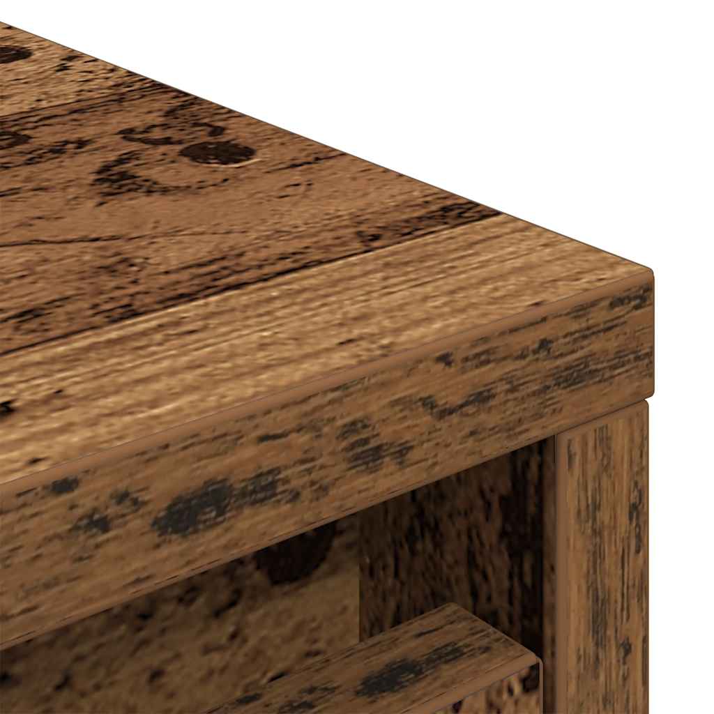 Shoe Cabinet Old Wood 57x34x76 cm Engineered Wood