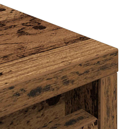 Shoe Cabinet Old Wood 57x34x76 cm Engineered Wood