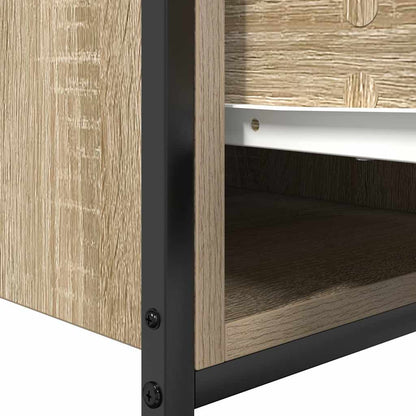 Bathroom Basin Cabinet with Drawers Sonoma Oak 60x34,5x60 cm