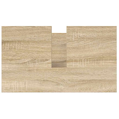 Bathroom Basin Cabinet with Drawers Sonoma Oak 60x34,5x60 cm