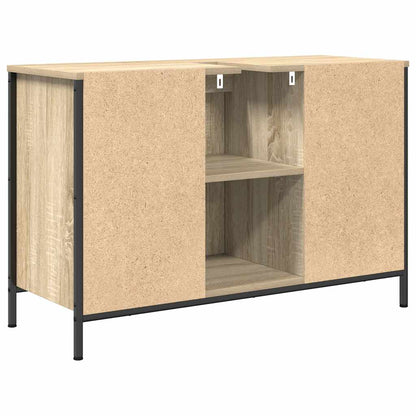 Basin Cabinet with Drawers Sonoma Oak 90x34,5x60 cm