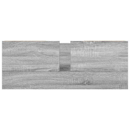 Basin Cabinet with Drawers Grey Sonoma 90x34.5x60 cm