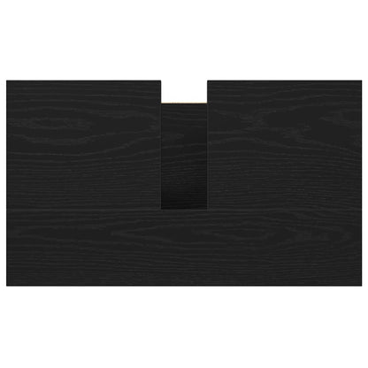 Bathroom Basin Cabinet Black 60x34,5x60 cm