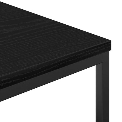 Bathroom Cabinet with Shelves Black Oak 76,5x35x95 cm
