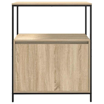 Bathroom Cabinet with Shelves Sonoma Oak 76,5x35x95 cm