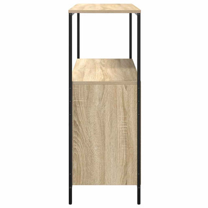 Bathroom Cabinet with Shelves Sonoma Oak 76,5x35x95 cm