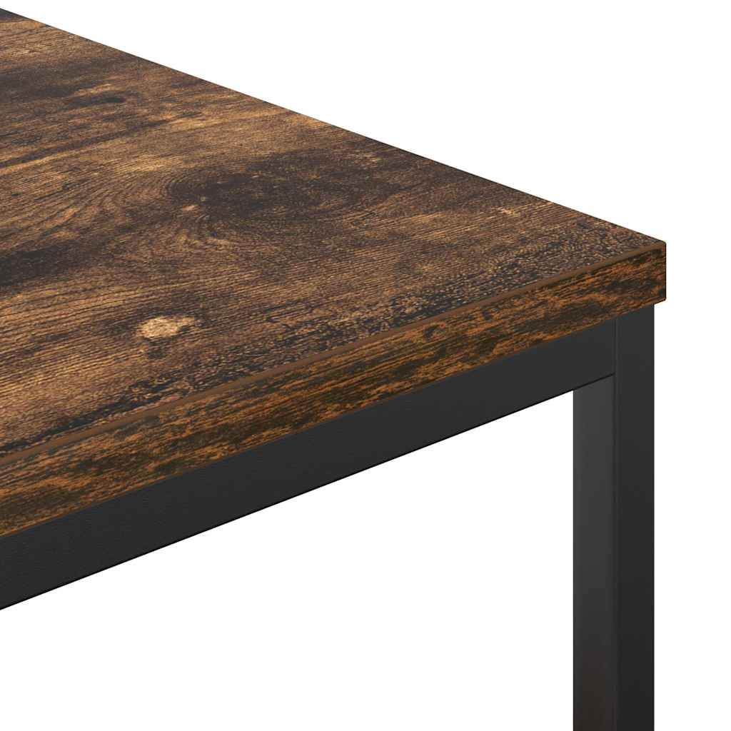 Bathroom Cabinet with Shelves Smoked Oak 76,5x35x95 cm