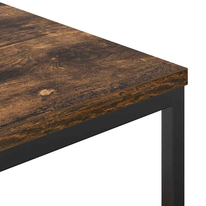 Bathroom Cabinet with Shelves Smoked Oak 76,5x35x95 cm