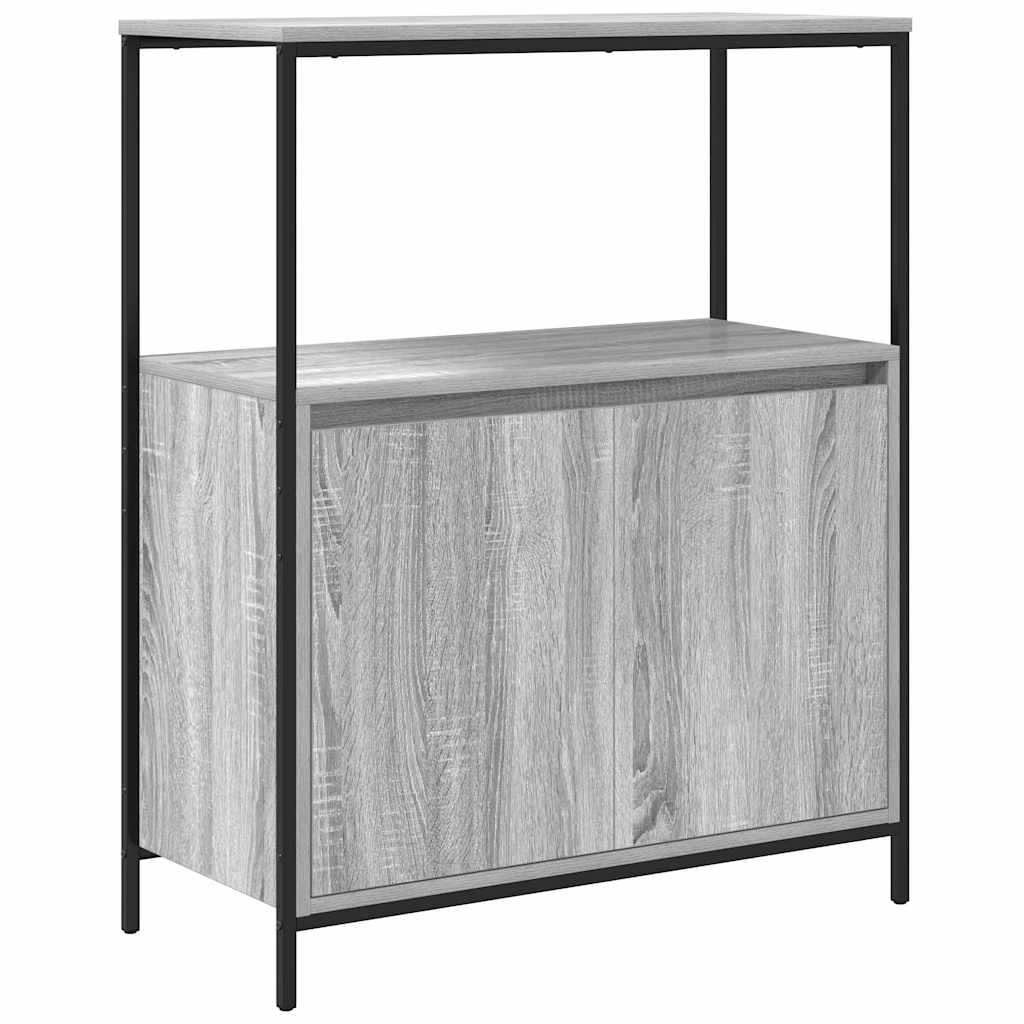 Bathroom Cabinet with Shelves Grey Sonoma 76,5x35x95 cm