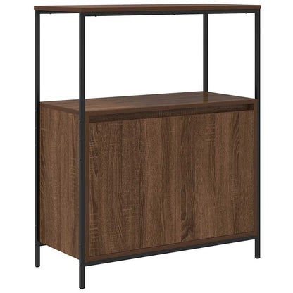 Bathroom Cabinet with Shelves Brown Oak 76,5x35x95 cm