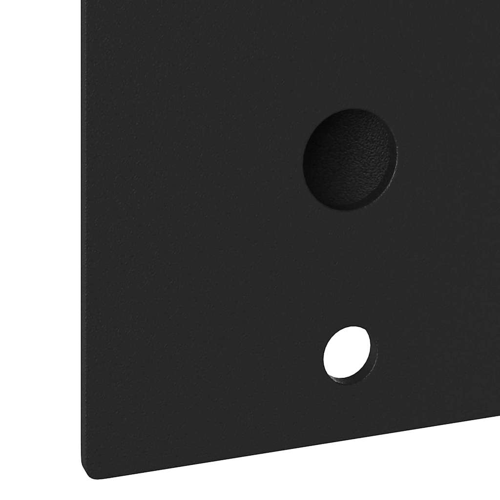Flag Pole Holde Black 10.5 x 7.5 x 0.25 cm Steel
