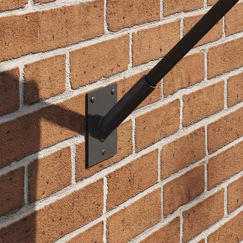 Flag Pole Holde Black 10.5 x 7.5 x 0.25 cm Steel