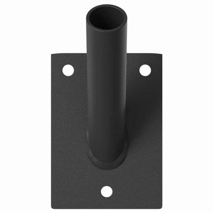 Flag Pole Holde Black 10.5 x 7.5 x 0.25 cm Steel