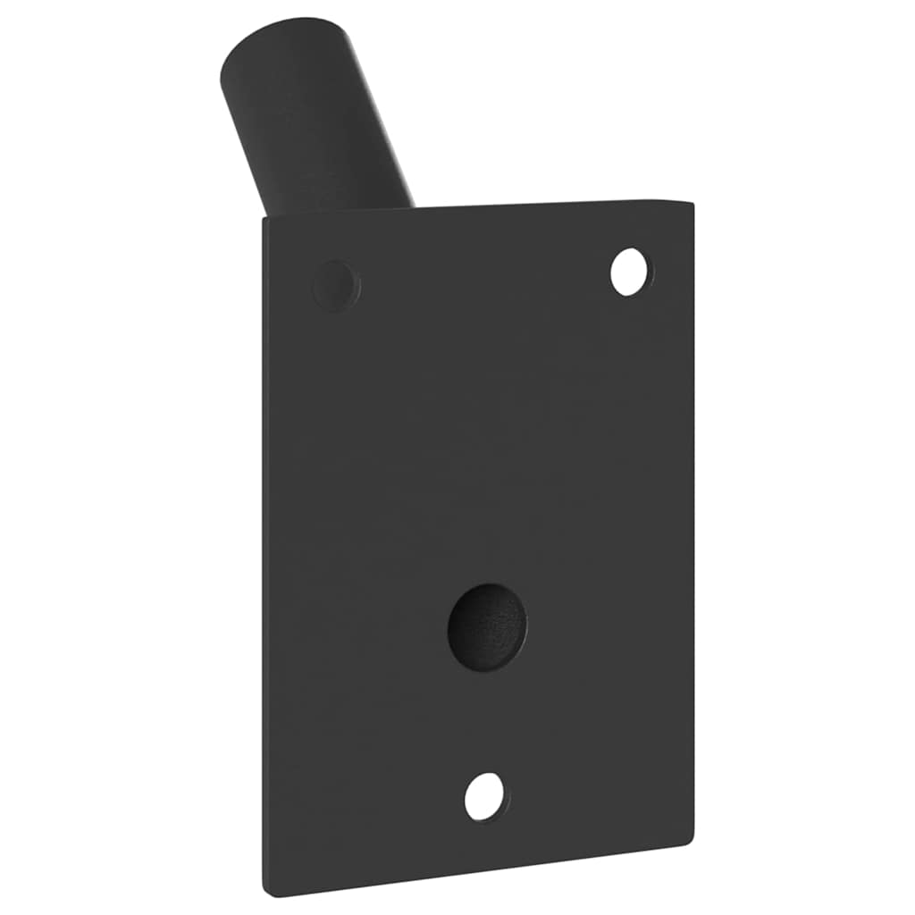 Flag Pole Holde Black 10.5 x 7.5 x 0.25 cm Steel
