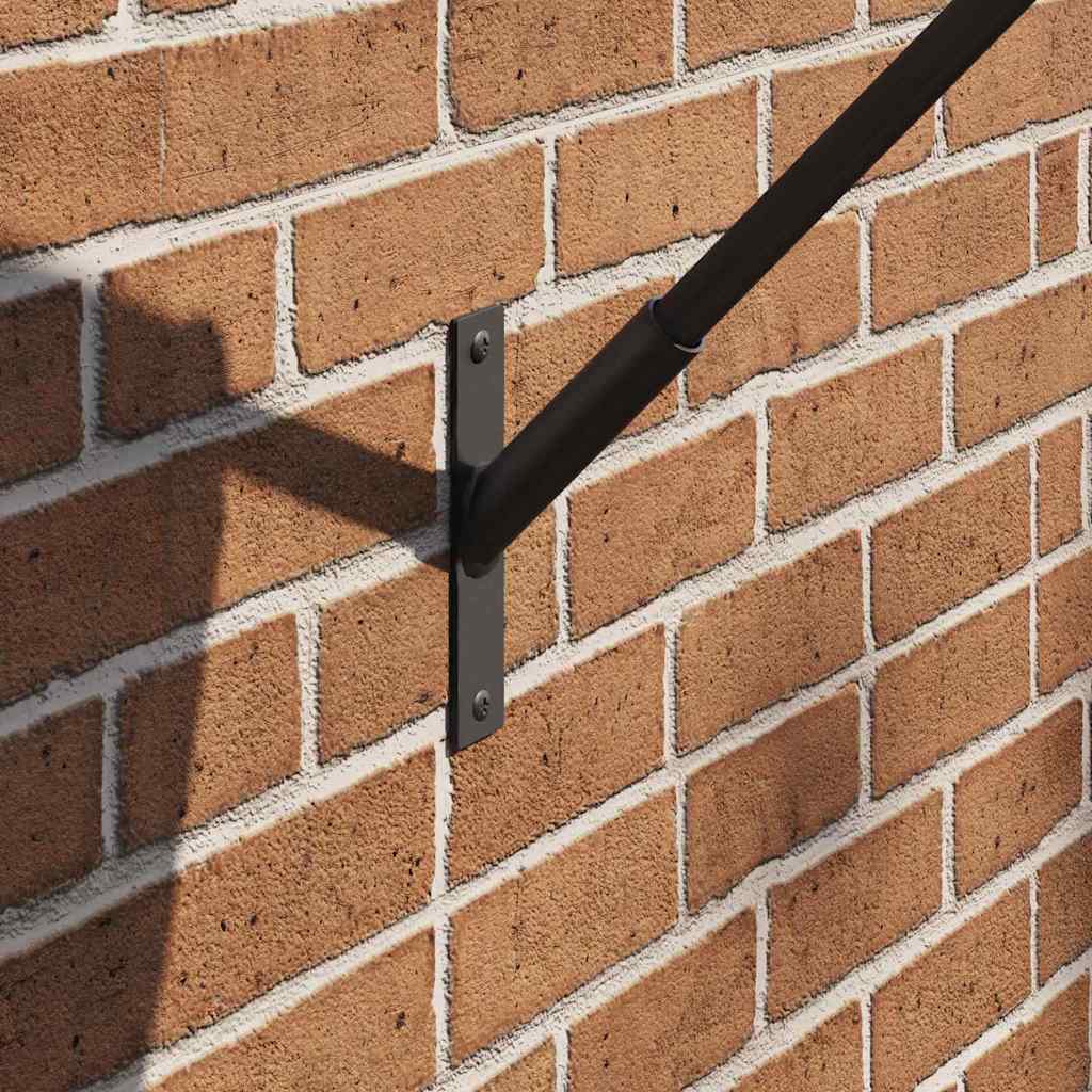 Flag Pole Holde Black 15 x 3 x 0.35 cm Steel