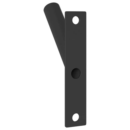 Flag Pole Holde Black 15 x 3 x 0.35 cm Steel