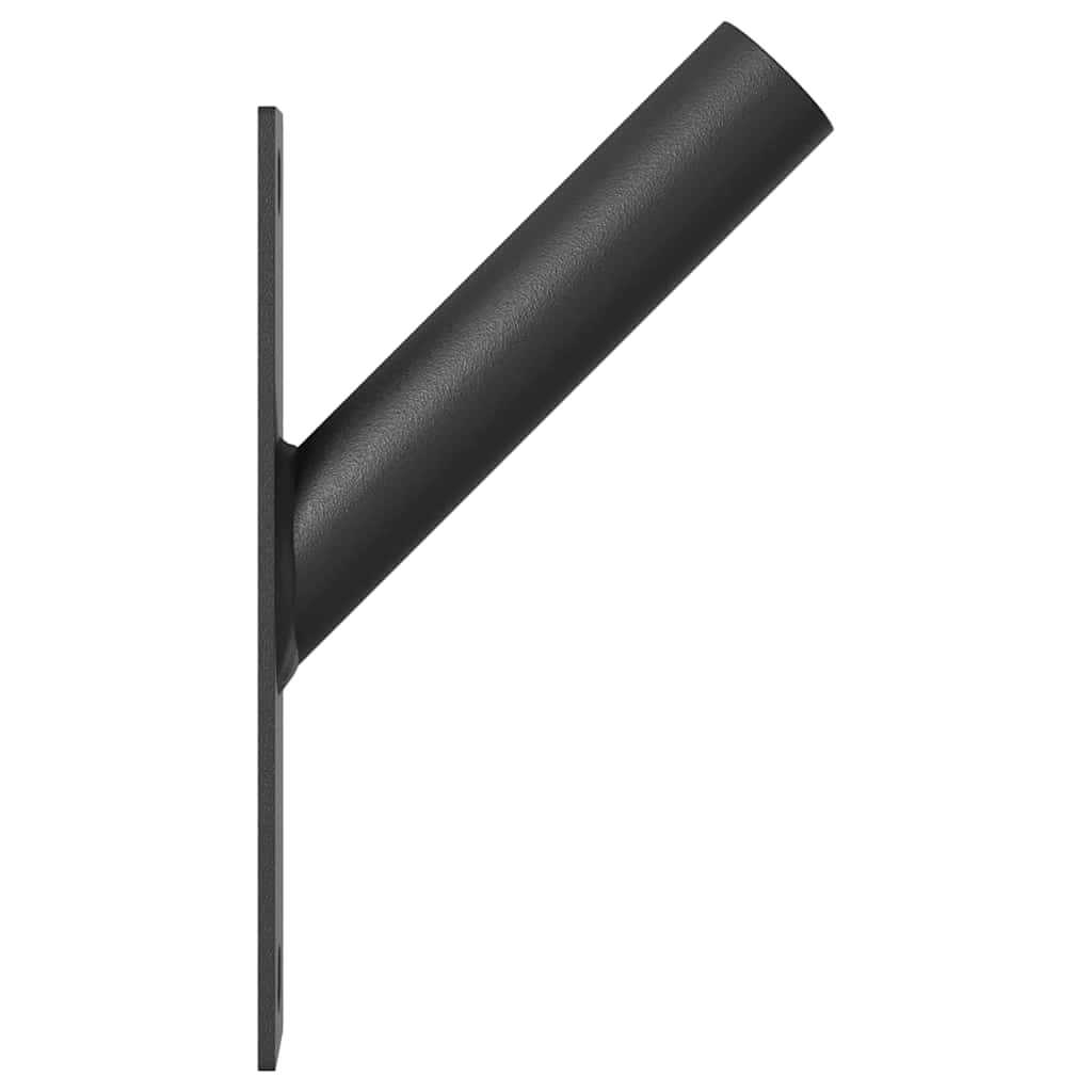 Flag Pole Holde Black 15 x 3 x 0.35 cm Steel