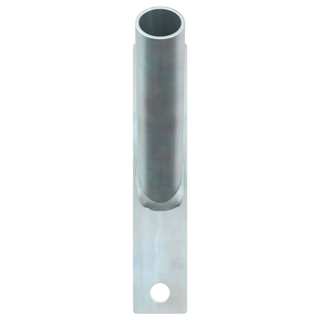 Flag Pole Holde Silver 15 x 3 x 0.35 cm Steel