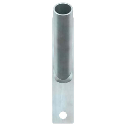 Flag Pole Holde Silver 15 x 3 x 0.35 cm Steel