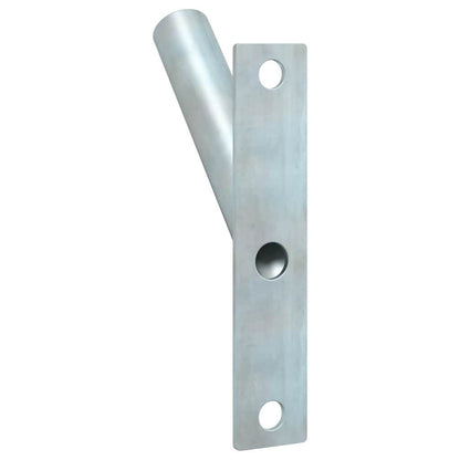 Flag Pole Holde Silver 15 x 3 x 0.35 cm Steel