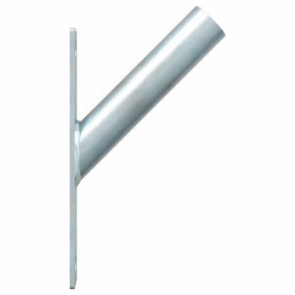 Flag Pole Holde Silver 15 x 3 x 0.35 cm Steel