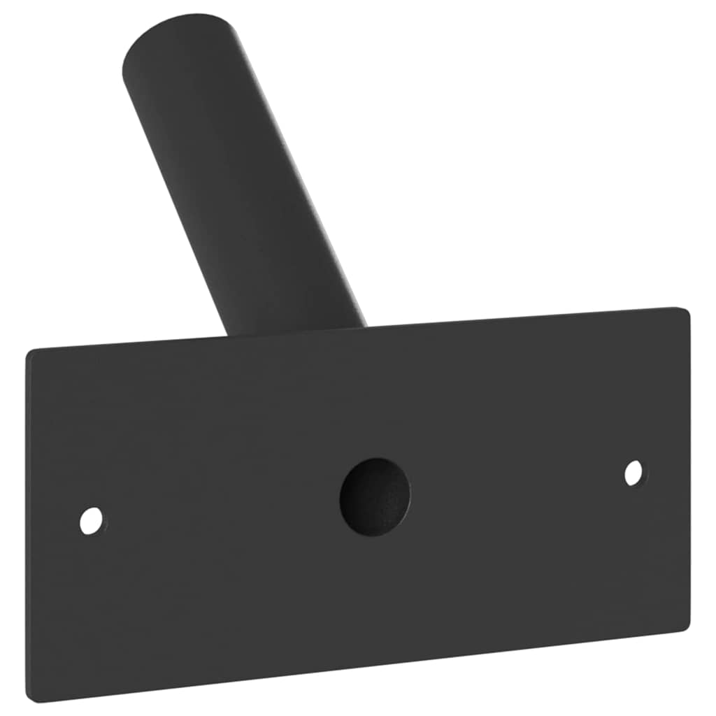Flag Pole Holde Black 13 x 6 x 0.2 cm Steel